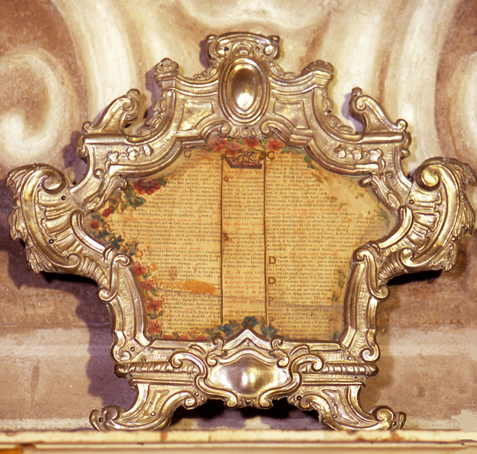 cartagloria, serie - ambito ligure (sec. XVIII)