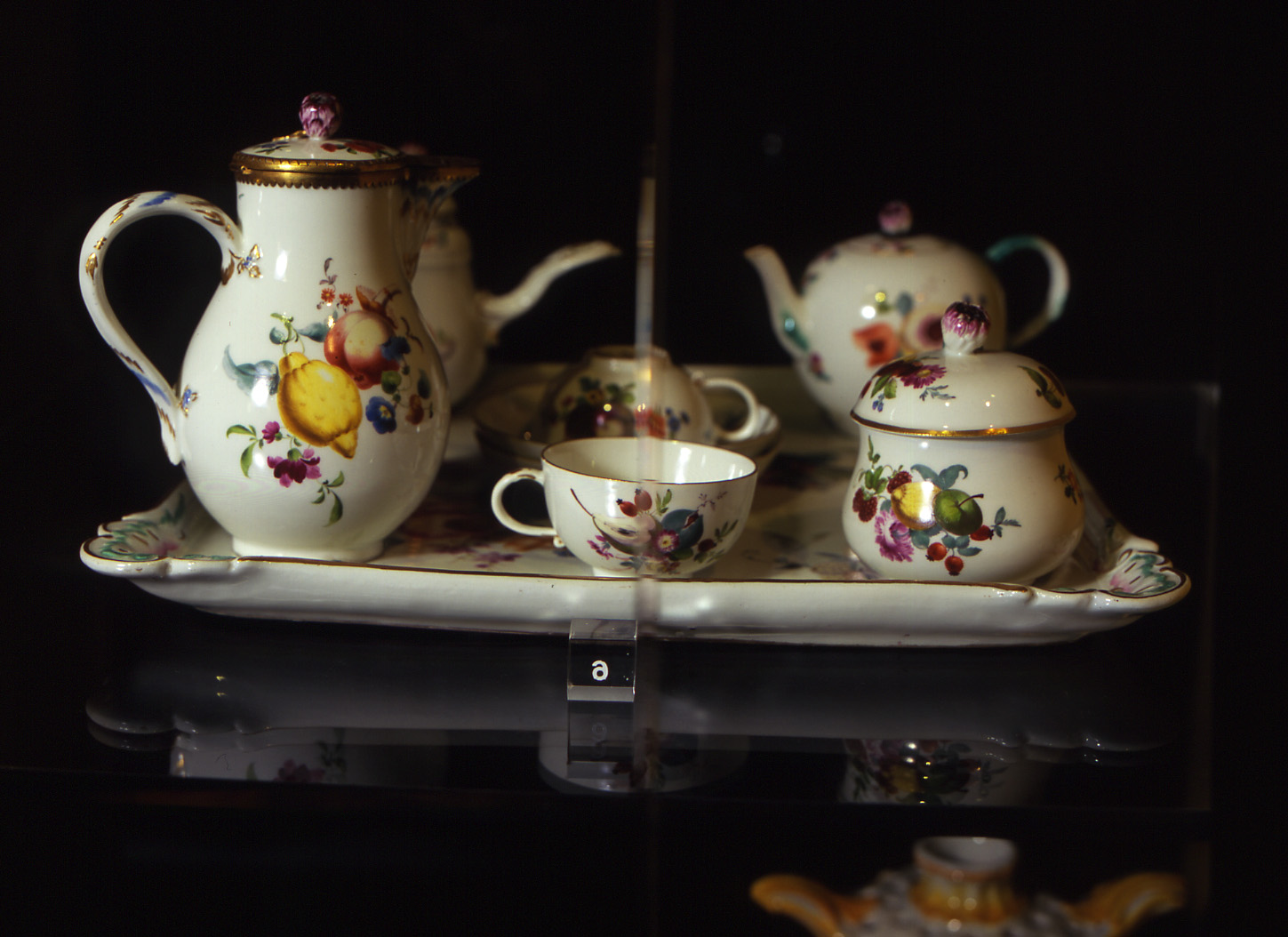 servizio da caffè, insieme - manifattura di Meissen (sec. XIX)