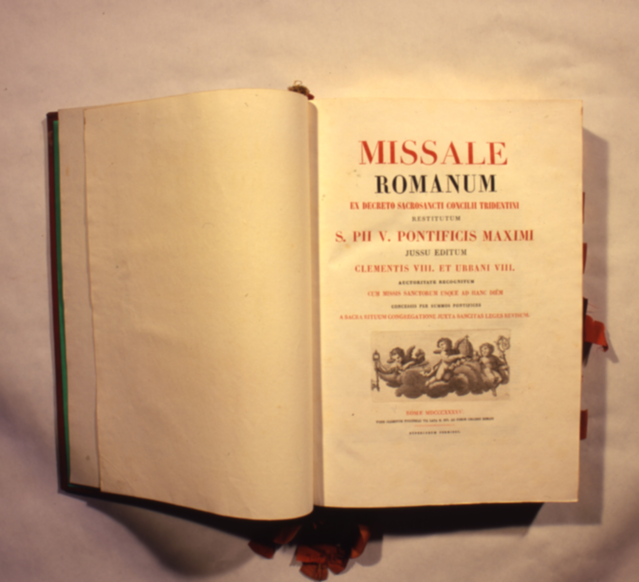 coperta di libro liturgico, opera isolata di Puccinelli Clemente (metà sec. XIX)