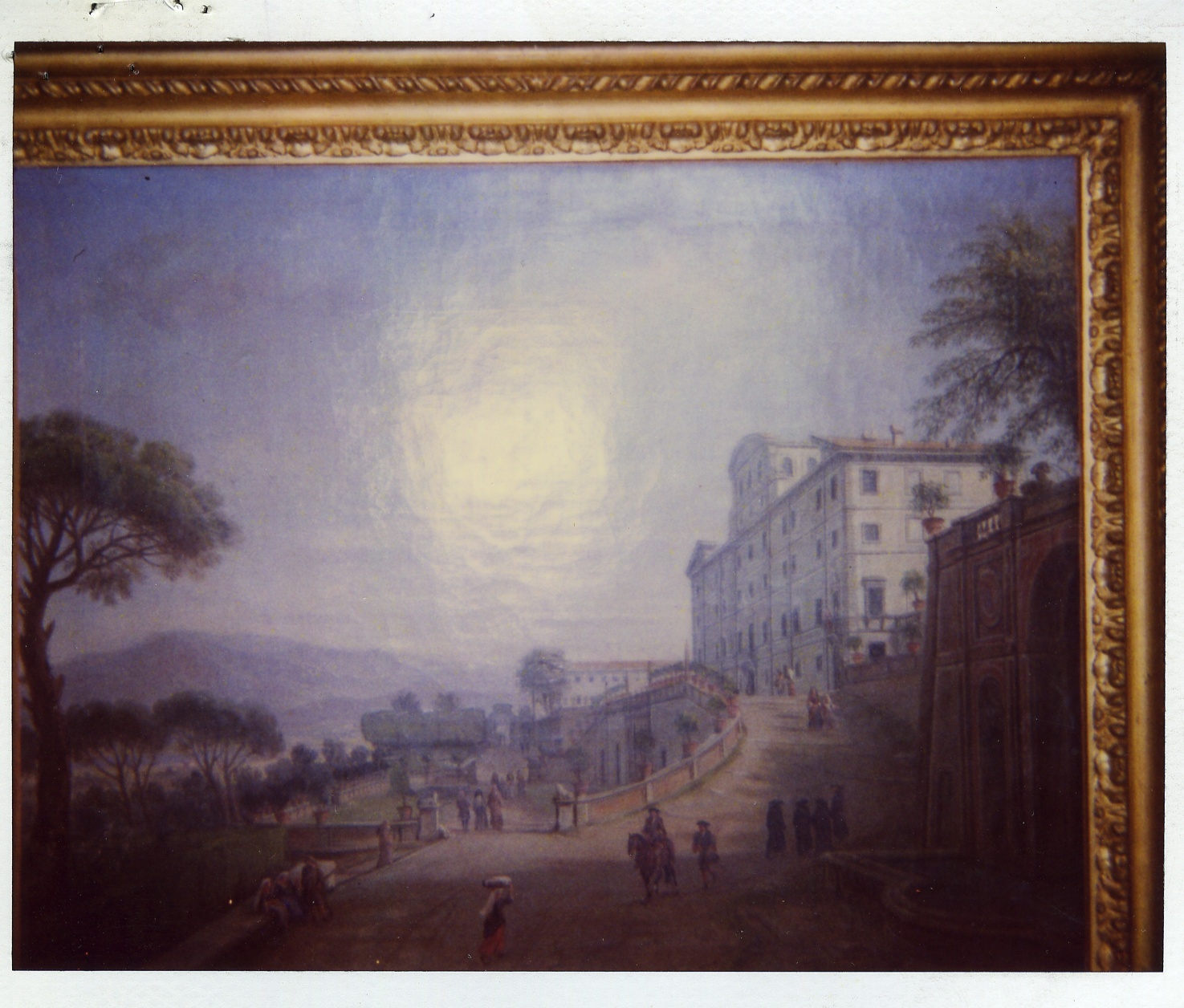 Veduta di Palazzo Farnese a Caprarola, Veduta di palazzo (dipinto, opera isolata) di Wittel Gaspar van (primo quarto sec. XVIII)
