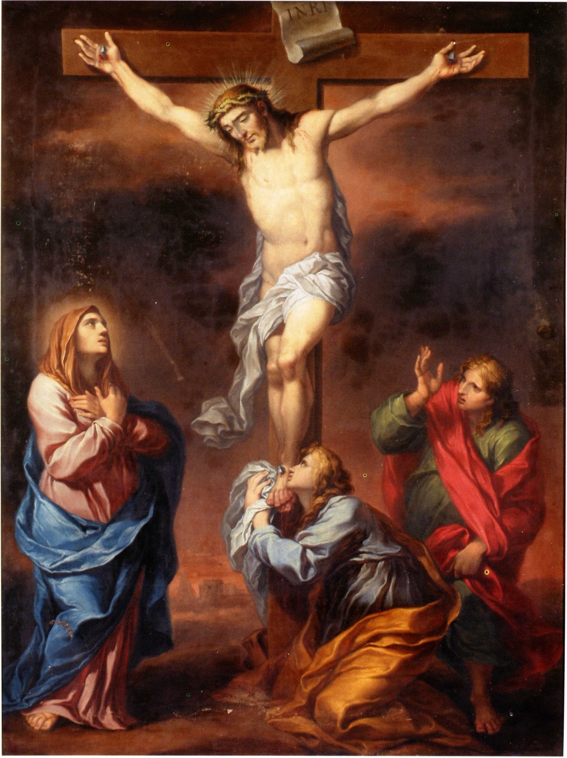 Stazioni della Via Crucis (dipinto, serie) di Tagliafichi Santino Fortunato (primo quarto sec. XIX)