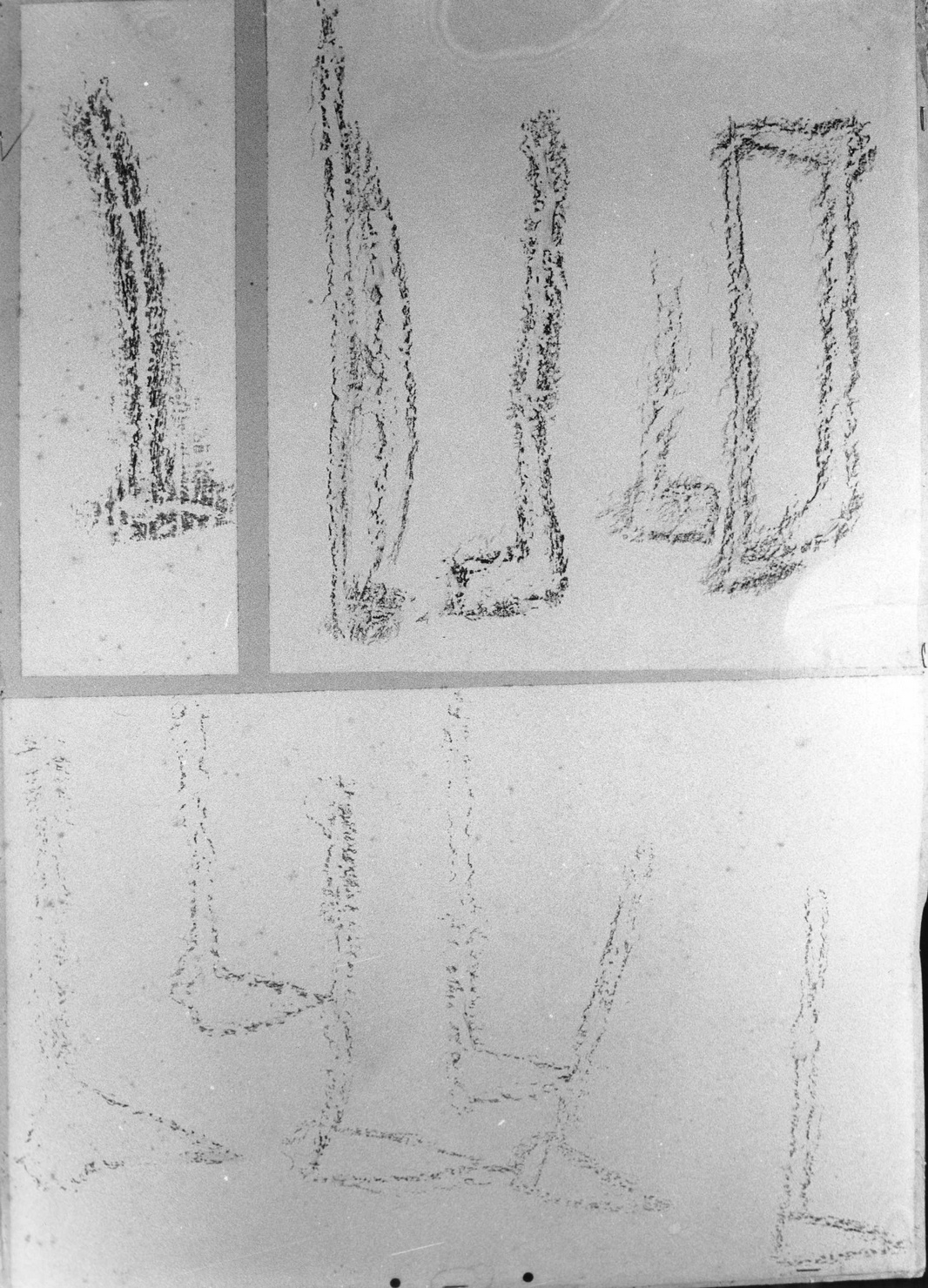 ALABARDE (disegno) di Bicknell Clarence (attribuito) (secc. XIX/ XX)