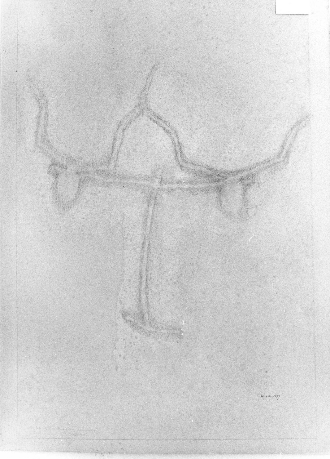 ARATRO (disegno) di Bicknell Clarence (attribuito) (sec. XIX)