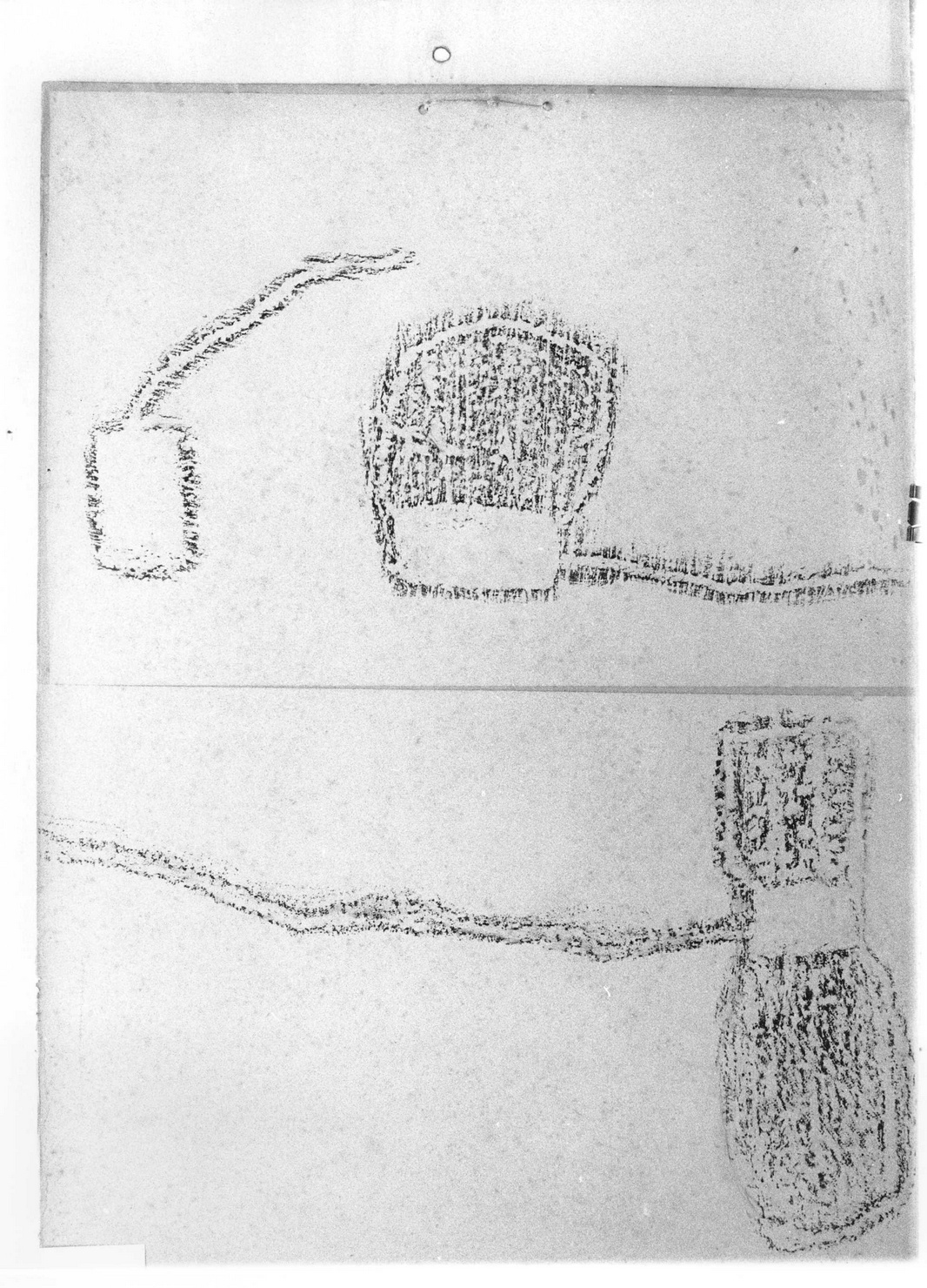 ASCE E RECINTO (disegno) di Bicknell Clarence (attribuito) (secc. XIX/ XX)