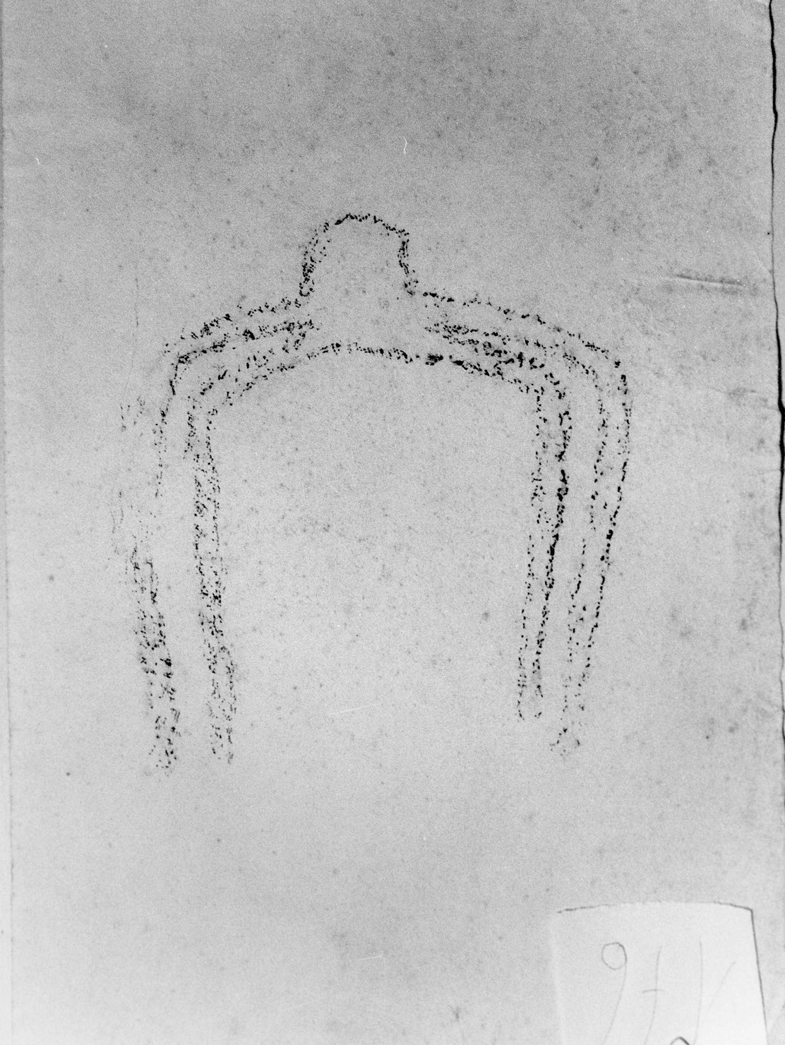 FIGURA ZOOMORFA (disegno) di Bicknell Clarence (attribuito) (sec. XX)