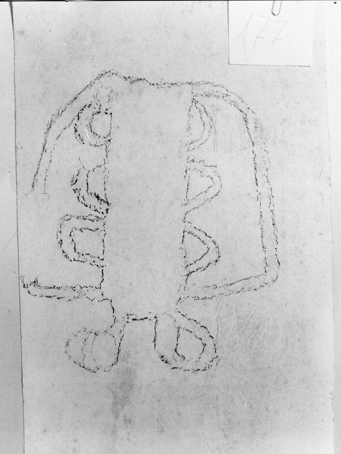 PELLE (disegno) di Bicknell Clarence (attribuito) (sec. XX)