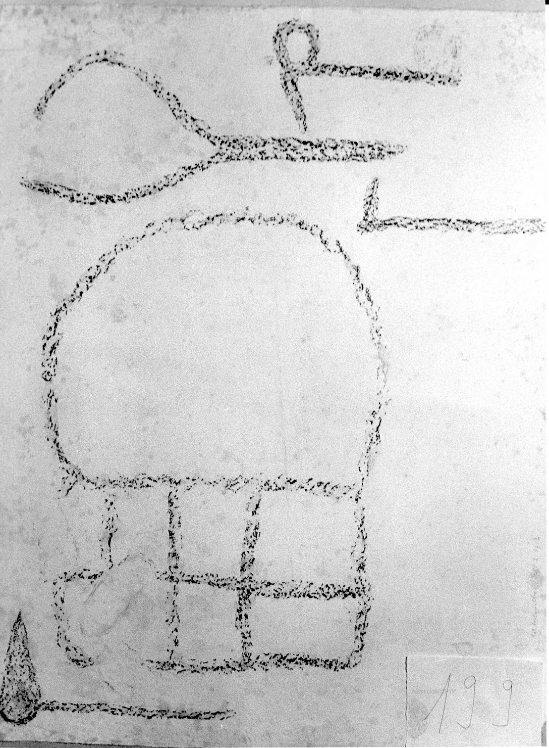 RECINTI ARMI E UTENSILI (disegno) di Bicknell Clarence (attribuito) (sec. XX)