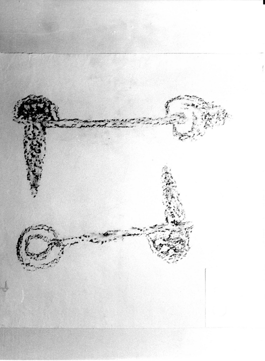 UTENSILI (disegno) di Bicknell Clarence (attribuito) (sec. XX)