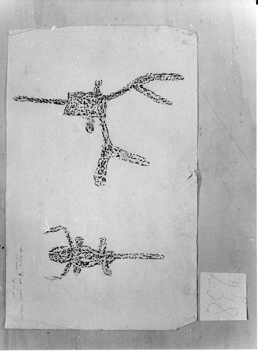 FIGURE ZOOMORFE (disegno) di Bicknell Clarence (attribuito) (sec. XX)