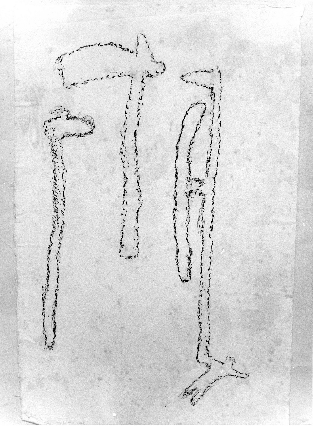 UTENSILI (disegno) di Bicknell Clarence (attribuito) (sec. XX)