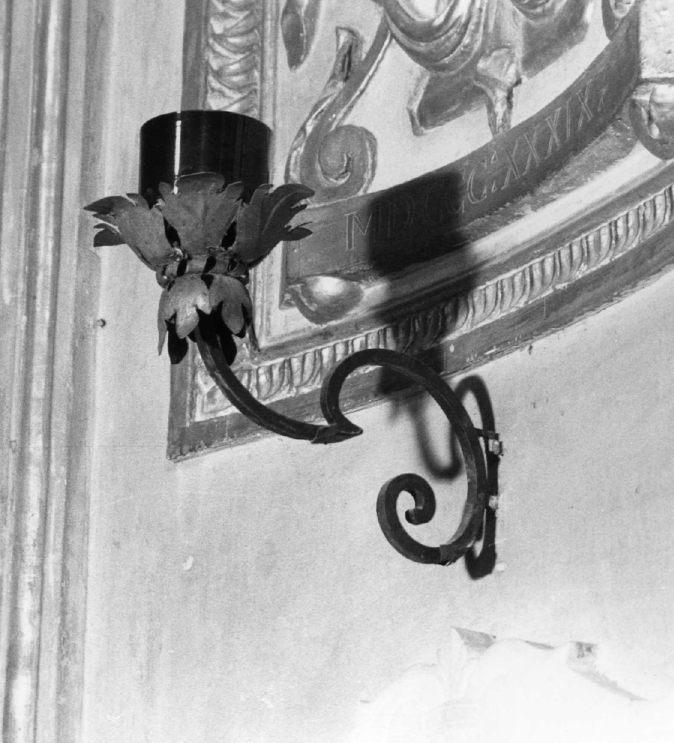 candeliere, opera isolata - manifattura ligure (seconda metà sec. XIX)