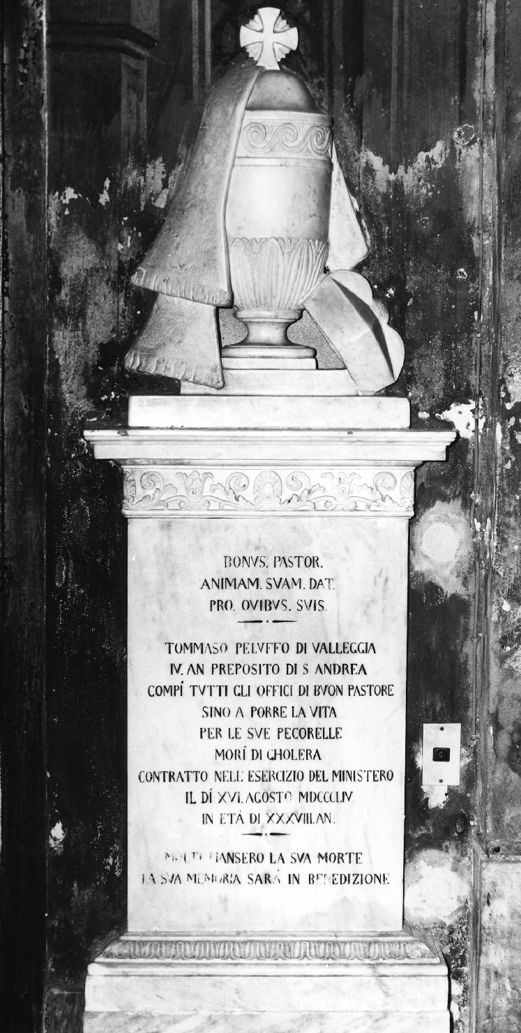 monumento funebre, opera isolata - ambito ligure (seconda metà sec. XIX)