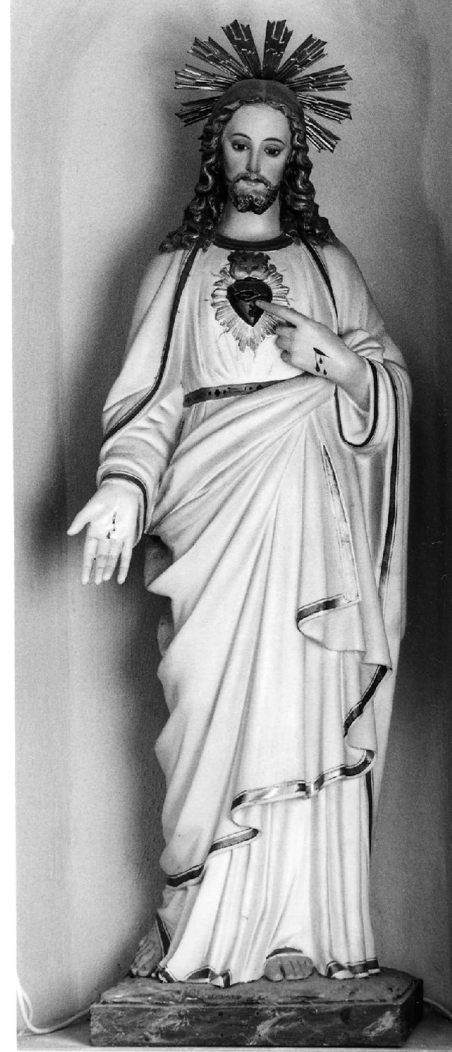 Sacro Cuore di Gesù (statua) - produzione italiana (primo quarto sec. XX)