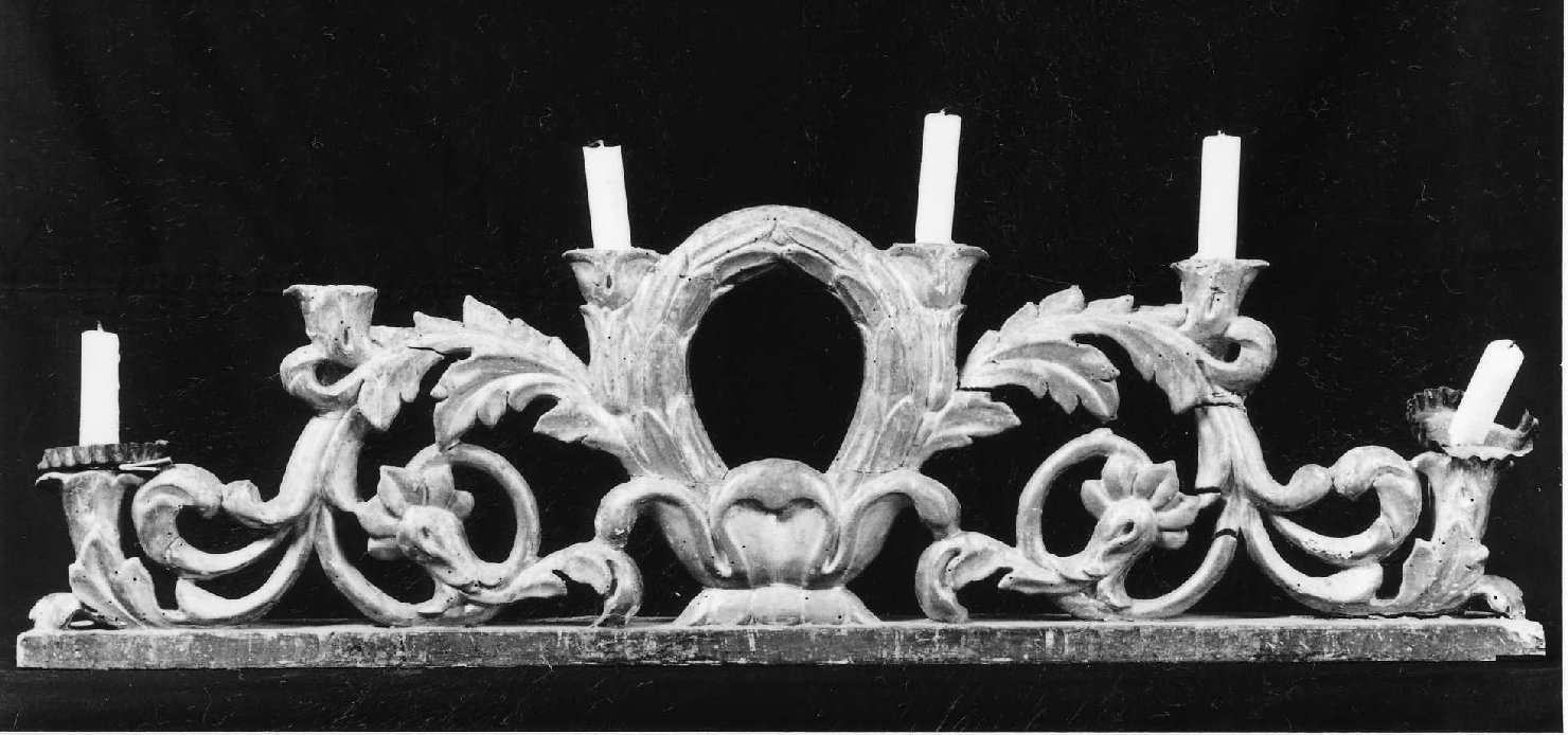 candelabro - ambito ligure (primo quarto sec. XIX)