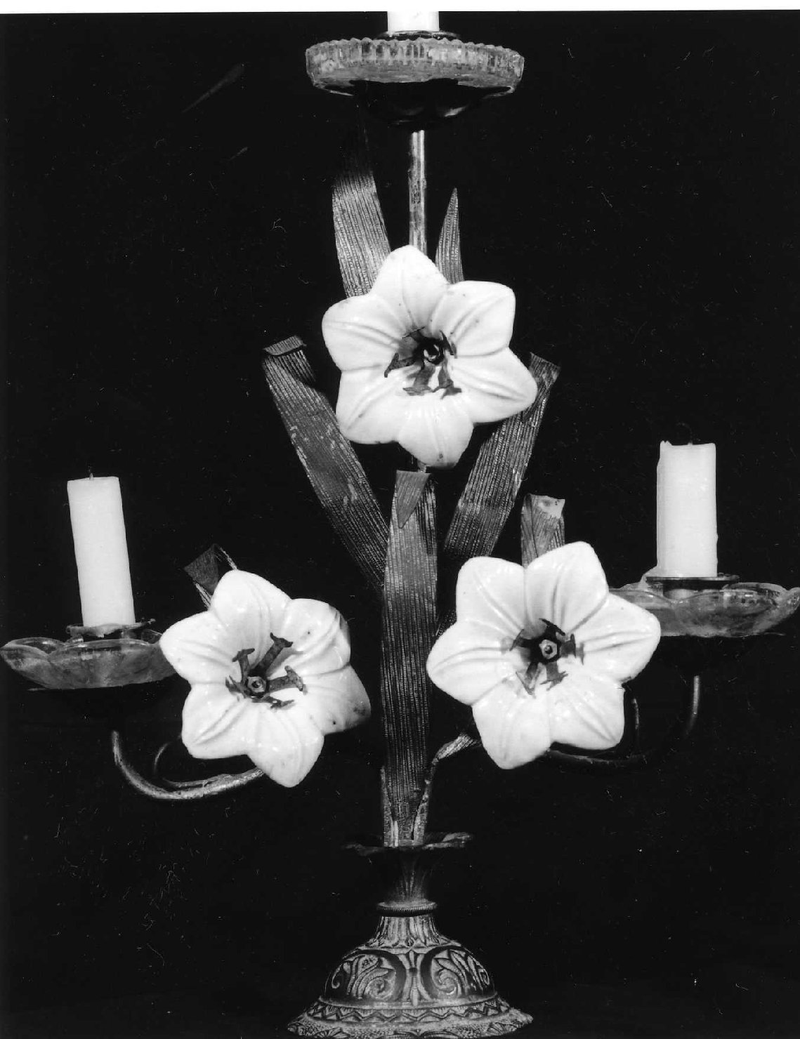 candelabro, serie - ambito ligure (fine/inizio secc. XVIII/ XIX)