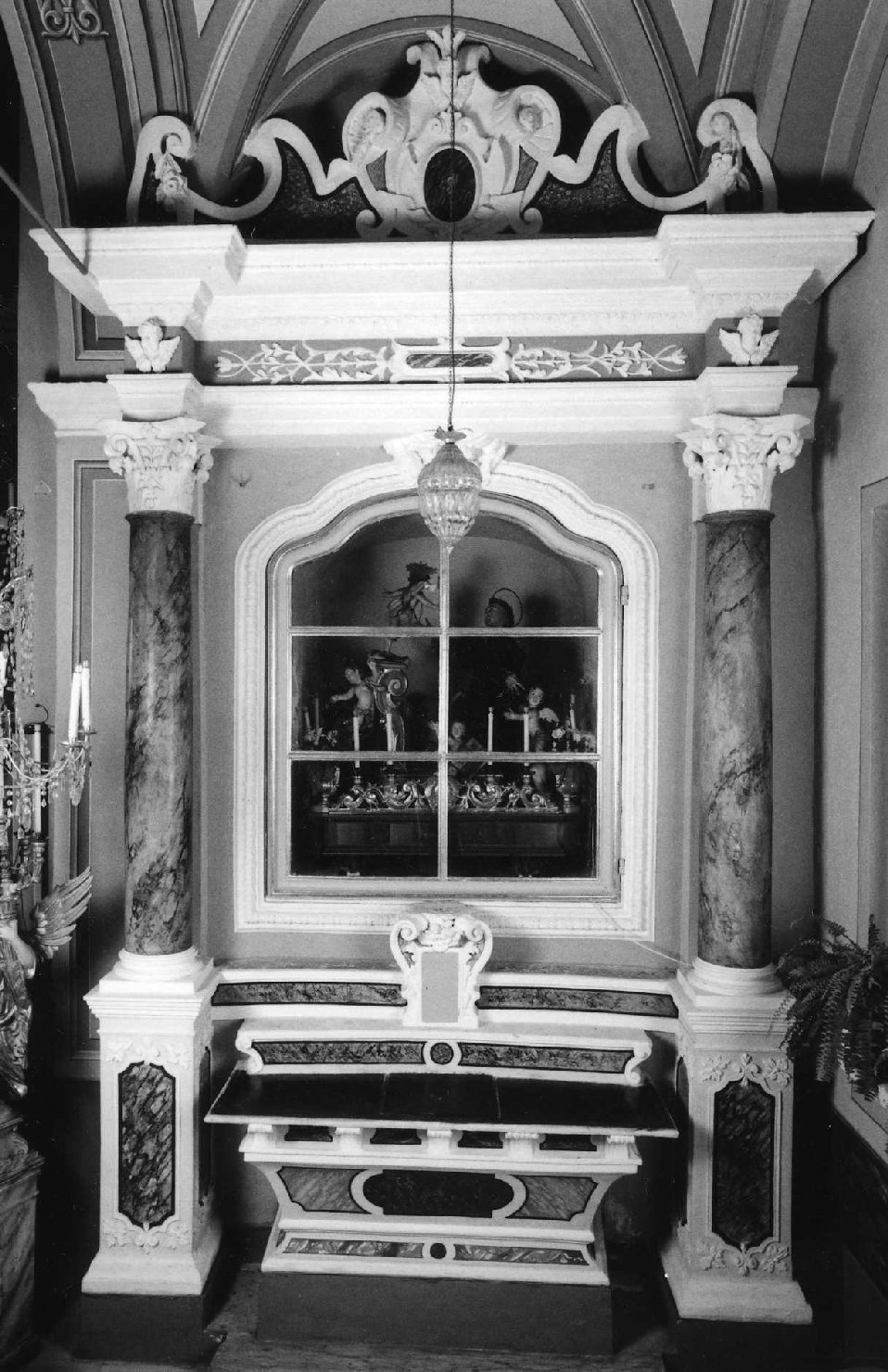 altare - ambito ligure (seconda metà sec. XVII)