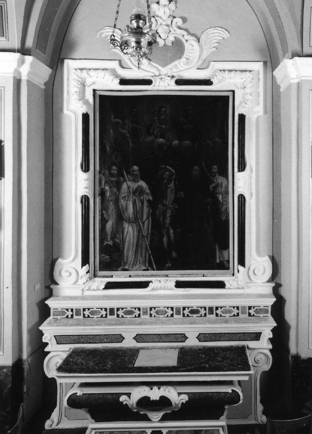 altare - ambito ligure (prima metà sec. XVII)