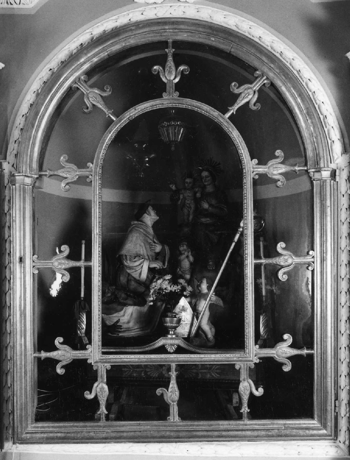 vetrata - produzione ligure (primo quarto sec. XIX)