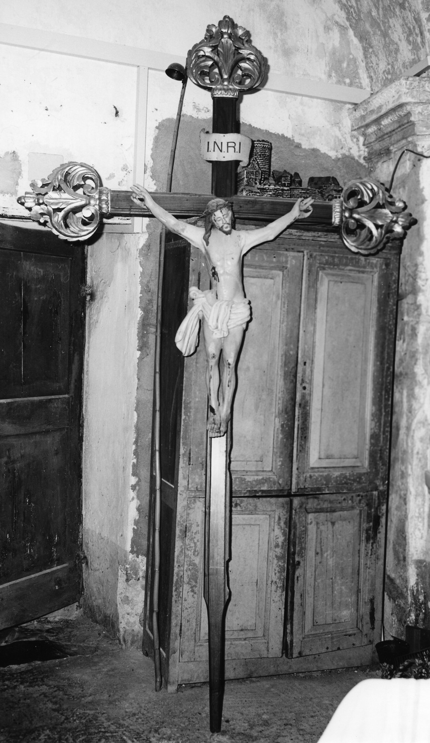 Cristo crocifisso (scultura, opera isolata) - bottega ligure (prima metà sec. XIX)