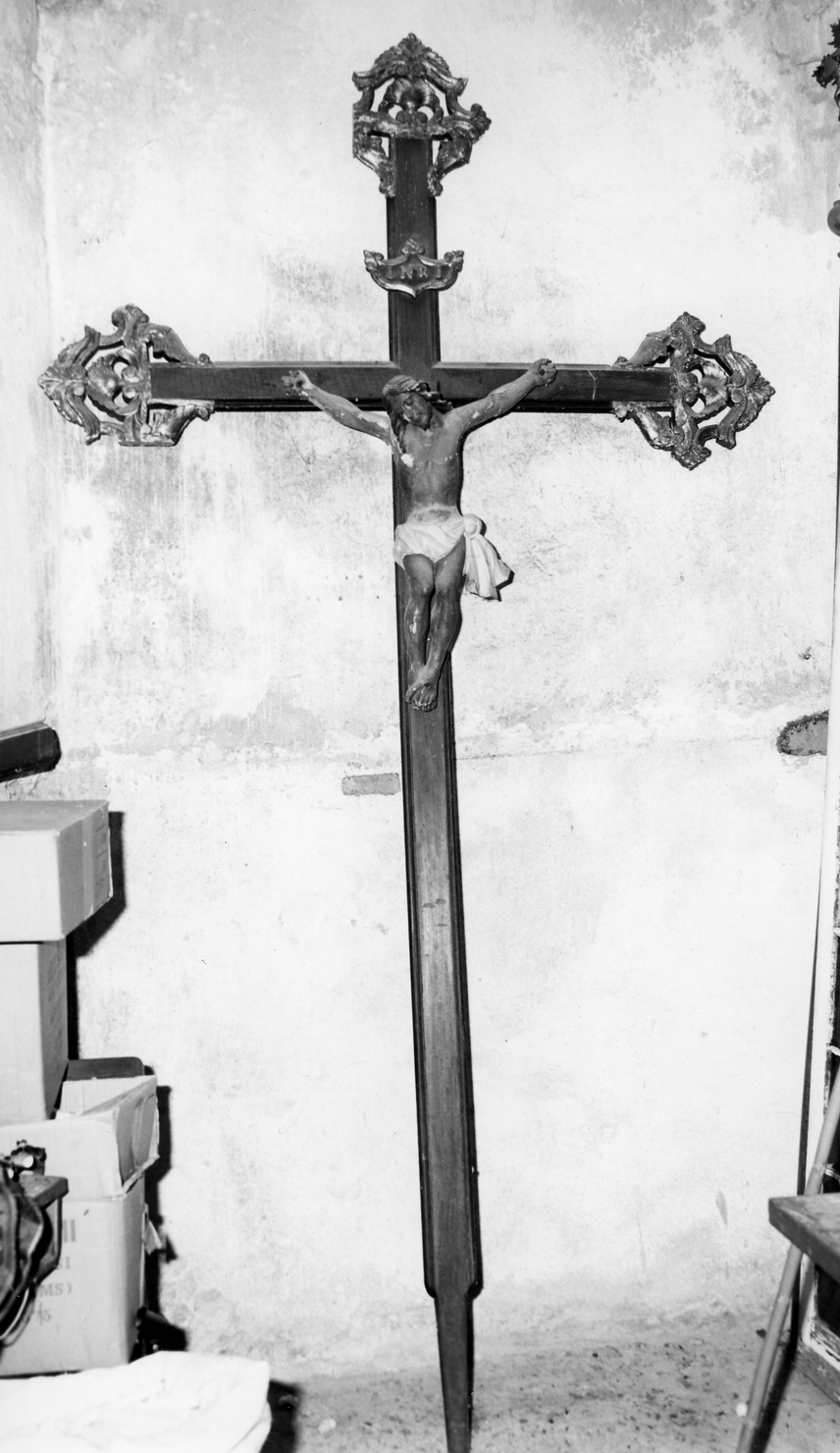 Cristo crocifisso (scultura, opera isolata) - bottega ligure (prima metà sec. XIX)