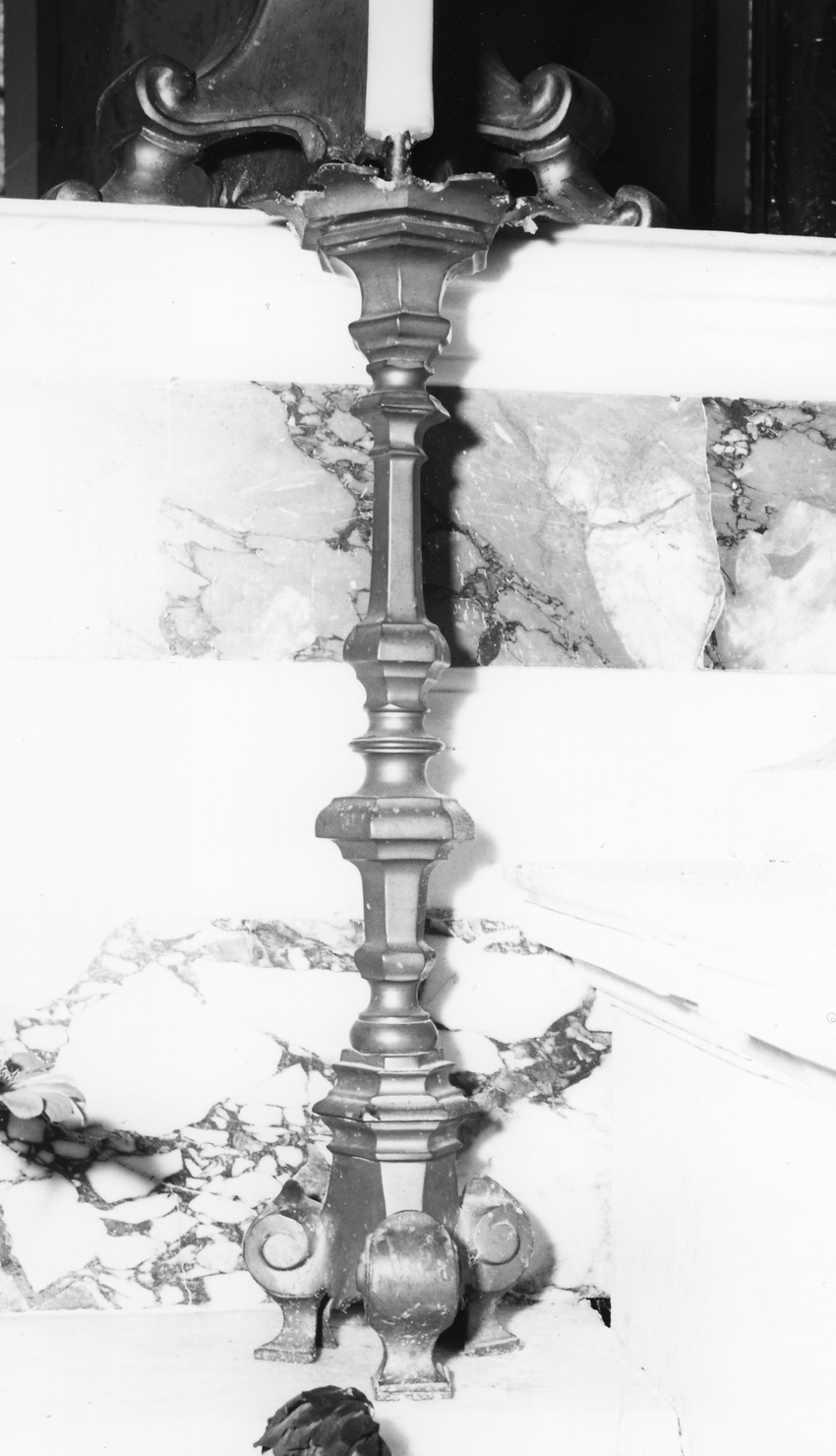 candeliere, serie - bottega ligure, bottega ligure, bottega ligure (fine sec. XIX)