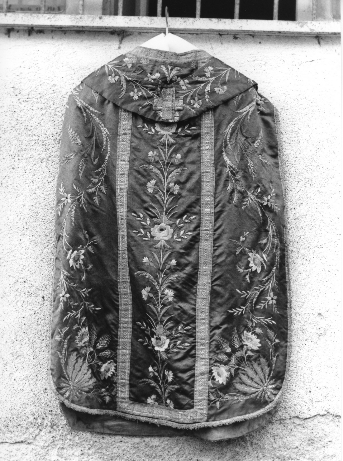 paramento liturgico, insieme - manifattura ligure (ultimo quarto sec. XIX)
