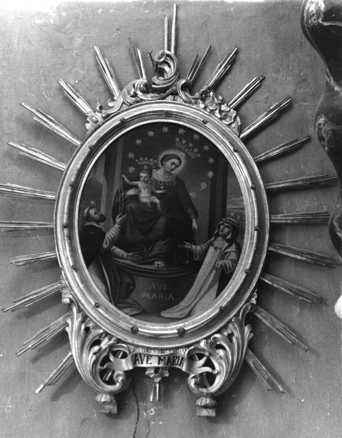 NS. DEL ROSARIO DI POMPEI, Madonna del Rosario (dipinto, opera isolata) - ambito napoletano (prima metà sec. XX)