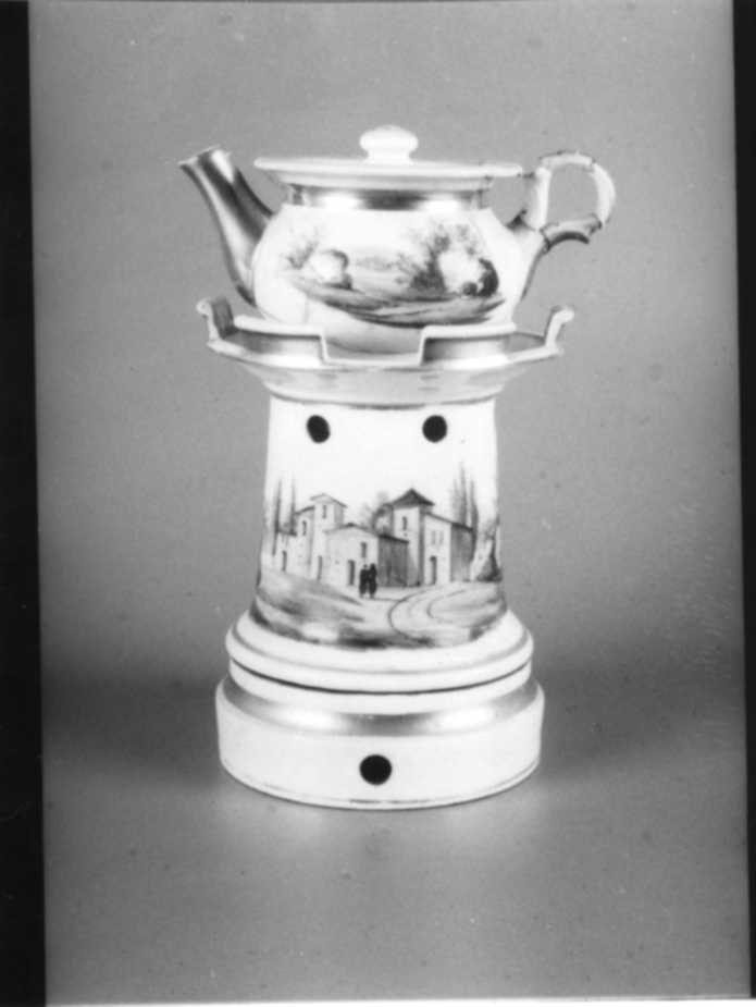 veilleuse di Manifattura Dortu (attribuito) (secondo quarto sec. XIX)