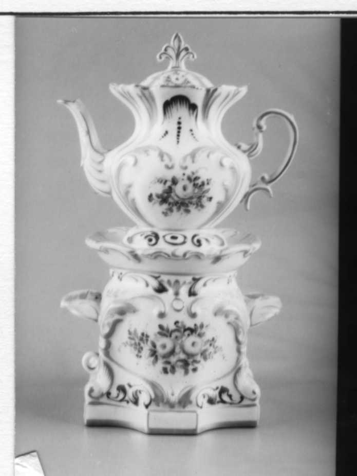 veilleuse, insieme - manifattura francese (sec. XIX)