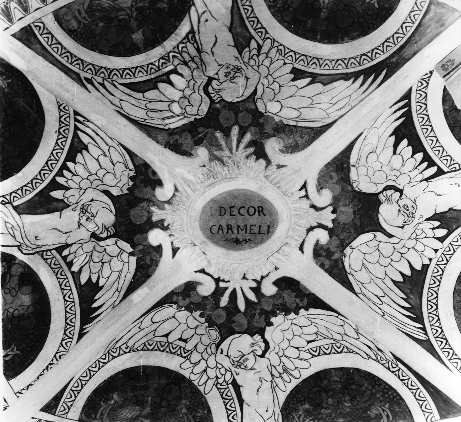 angeli (dipinto murale) - ambito ligure (primo quarto sec. XX)