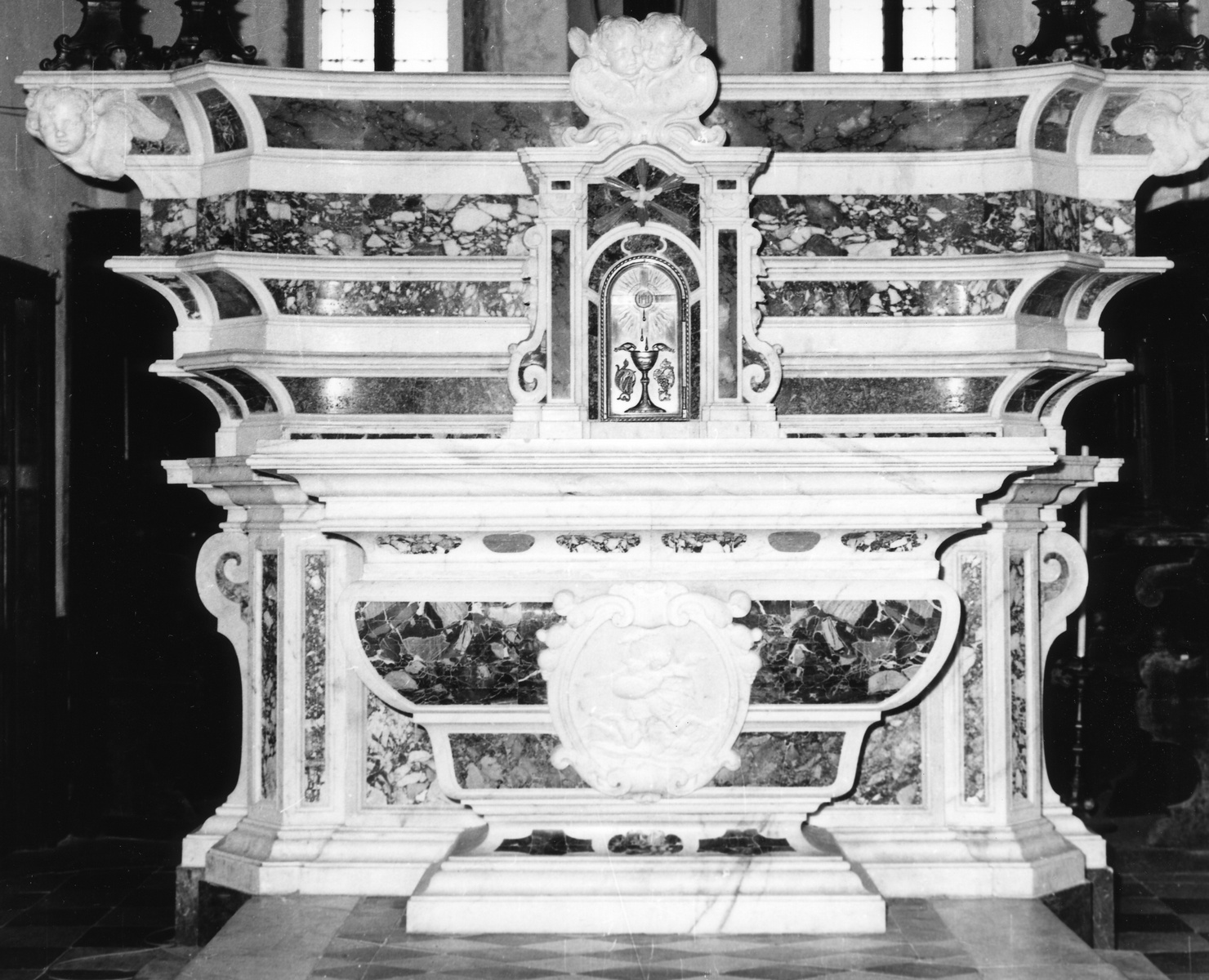 altare maggiore - bottega ligure (seconda metà sec. XVIII)