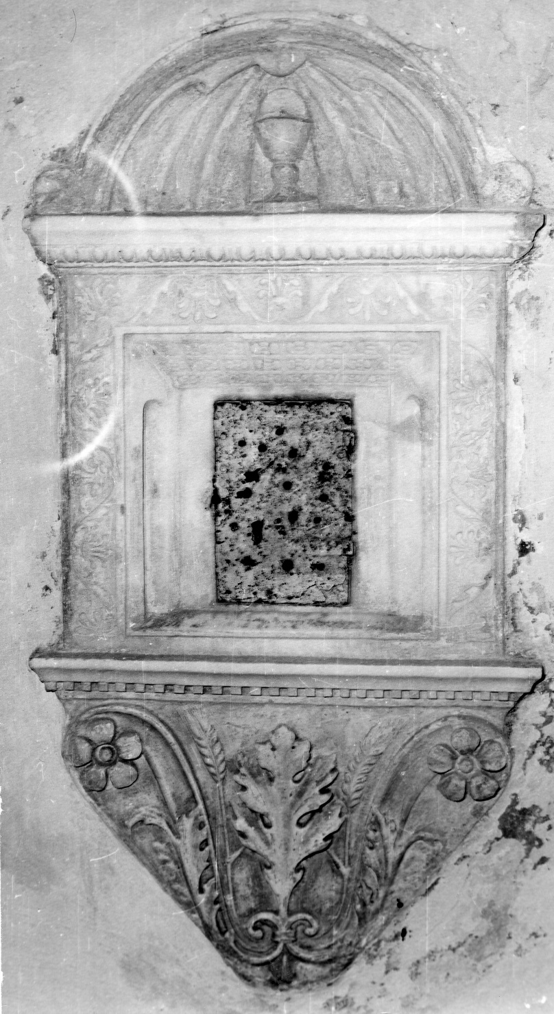 tabernacolo - a frontale architettonico - bottega ligure (sec. XVII)