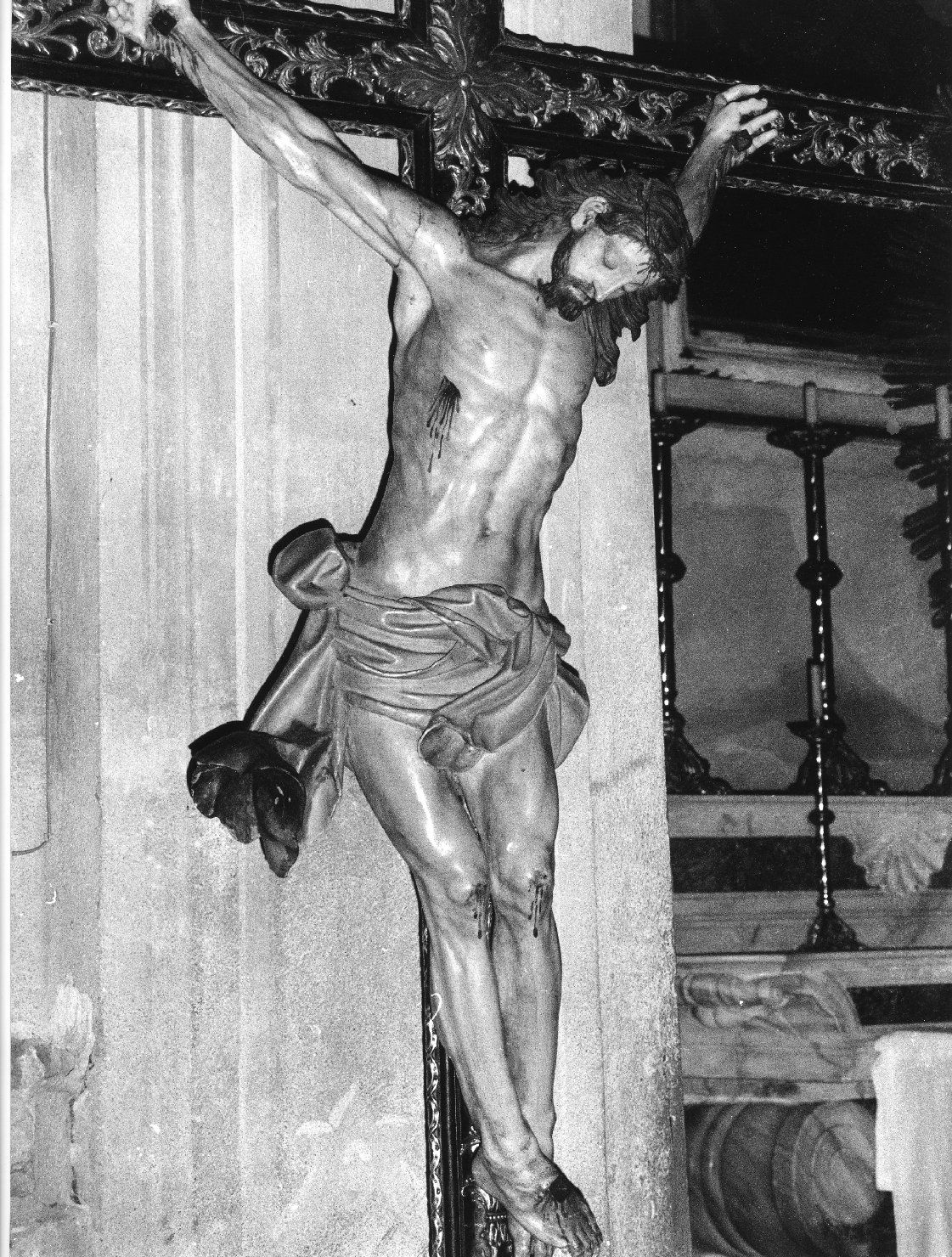 croce processionale, opera isolata di Maragliano Anton Maria (bottega) (prima metà sec. XVIII)