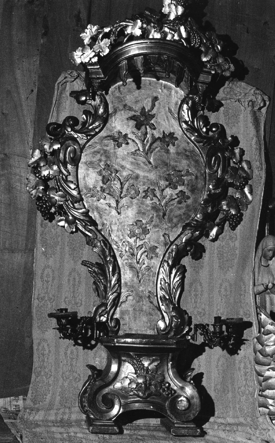 tronetto per esposizione eucaristica - a edicola, opera isolata - ambito ligure (seconda metà sec. XVIII)