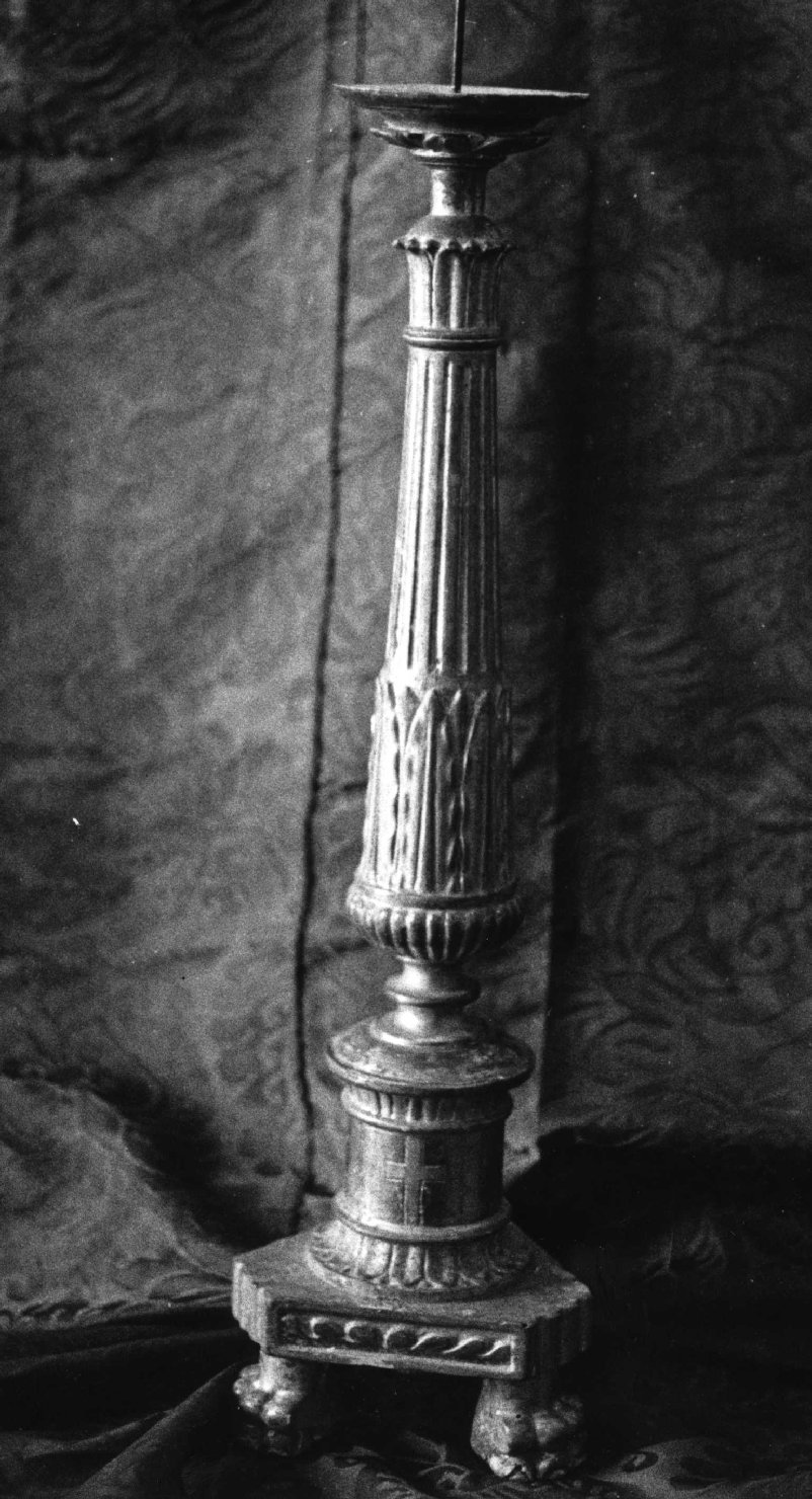 candeliere - manifattura piemontese (primo quarto sec. XIX)