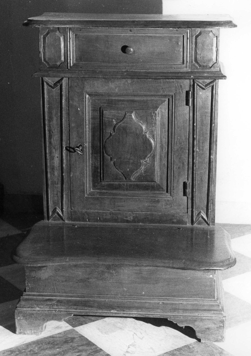 inginocchiatoio, opera isolata - produzione ligure (metà sec. XVIII)