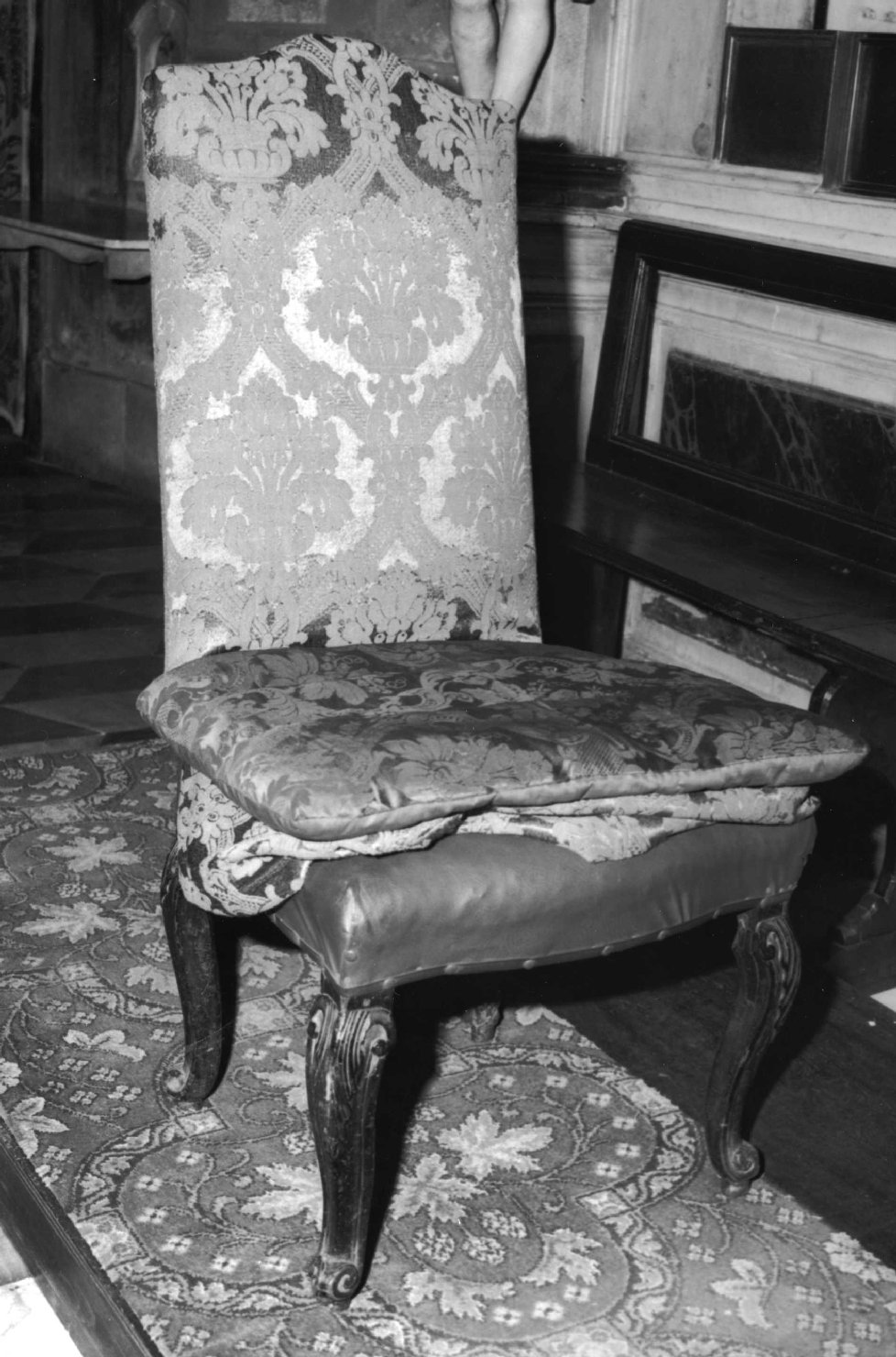 sedia, opera isolata - ambito ligure (prima metà sec. XVIII)