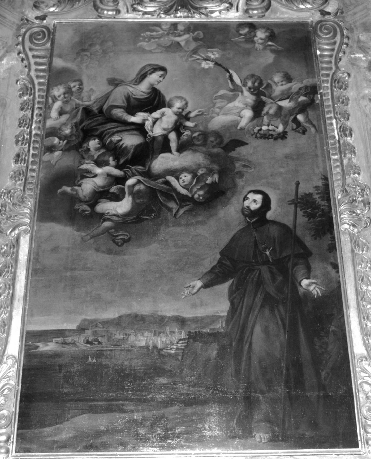San Francesco Saverio che intercede la madonna in favore di Savona, San Francesco Saverio (dipinto) di Rossi A.B (secondo quarto sec. XVIII)
