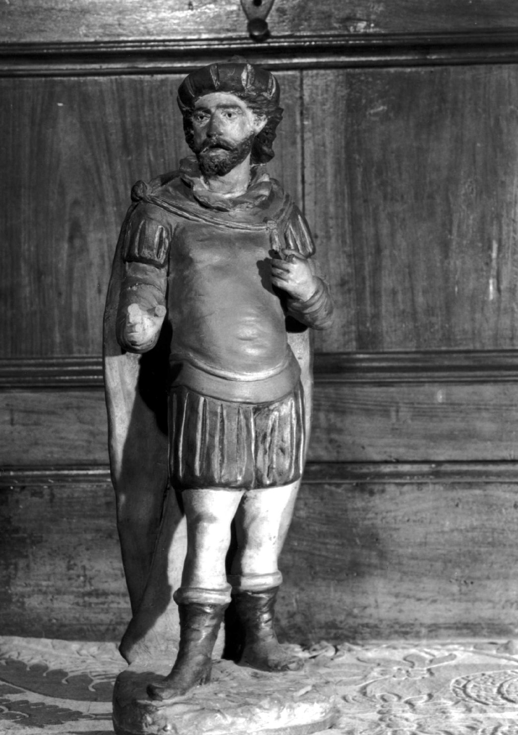 gentiluomo del corteo, figura maschile (statuetta di presepio) di Brilla Antonio (sec. XIX)