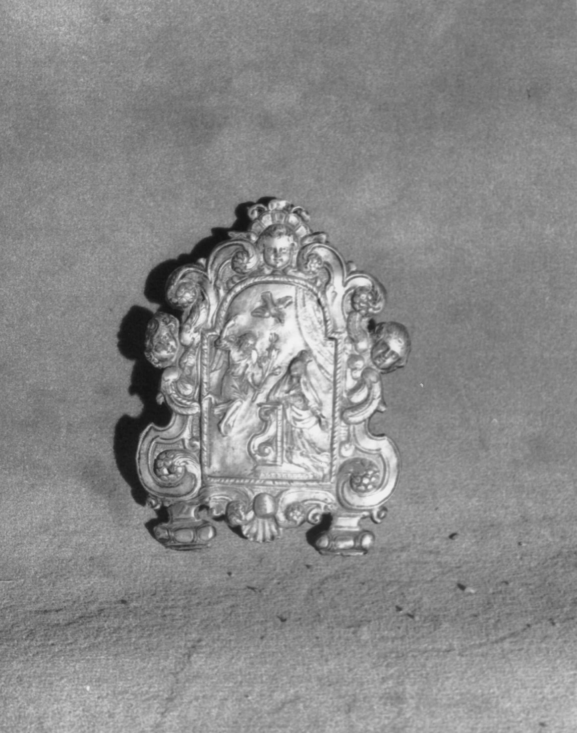 Annunciazione (pace, opera isolata) - ambito ligure (prima metà sec. XVIII)