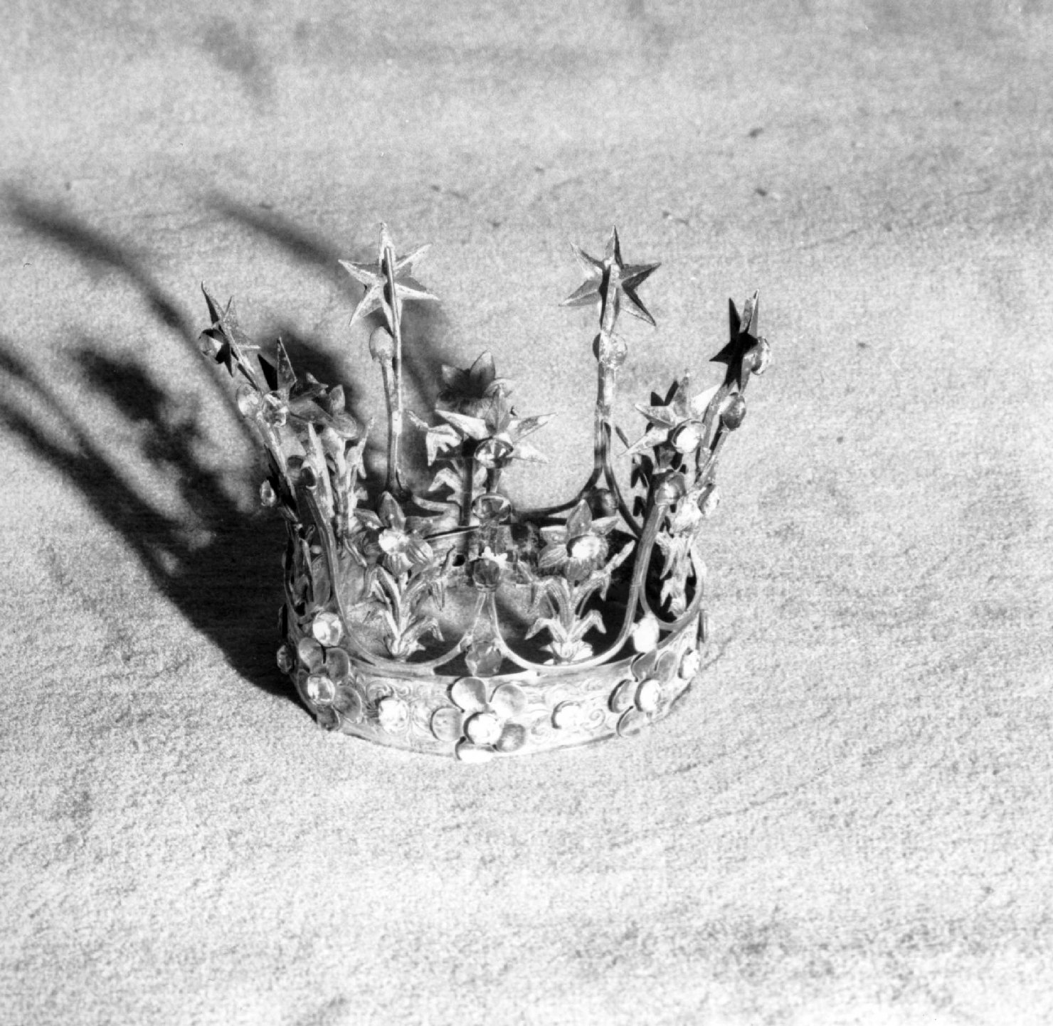 motivi decorativi vegetali (corona da statua, opera isolata) - ambito ligure (fine sec. XIX)