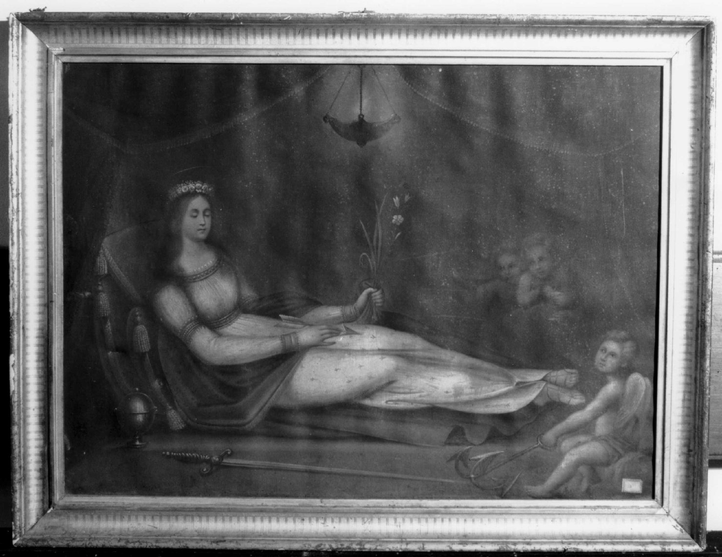 Santa Filomena (dipinto, opera isolata) - ambito ligure (fine sec. XIX)