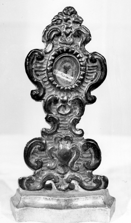 reliquiario - a ostensorio - ambito laziale (sec. XVIII)