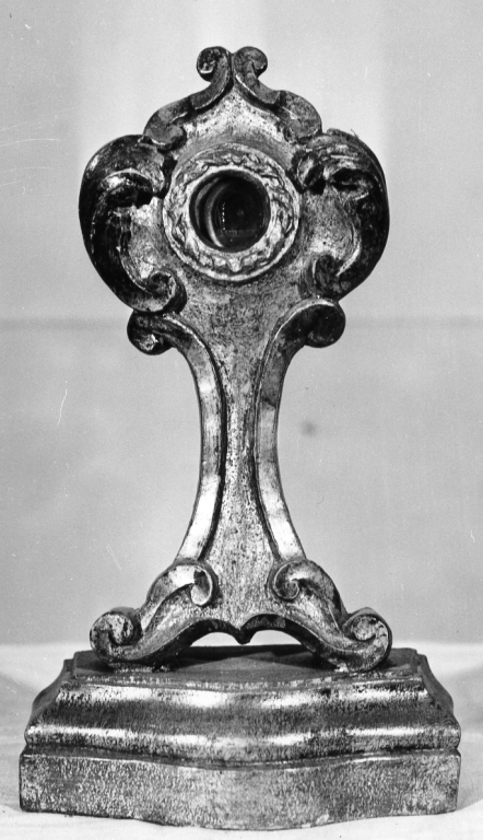 reliquiario - a ostensorio - ambito laziale (sec. XVIII)