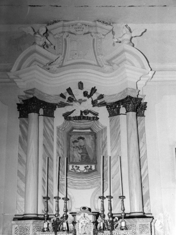 altare maggiore - ambito laziale (sec. XIX)