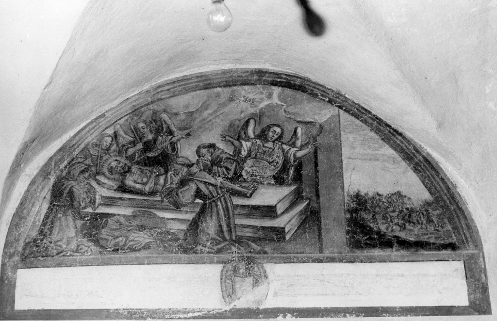 sepoltura di San Francesco d'Assisi (dipinto) - ambito laziale (sec. XVIII)