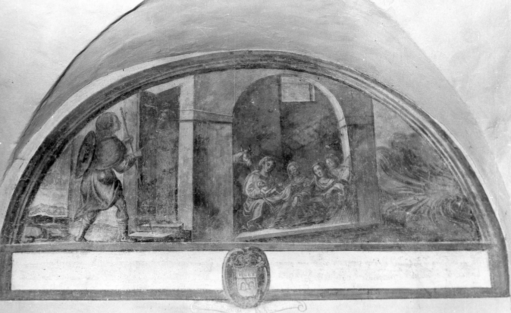 presepio di Greccio (dipinto) - ambito laziale (sec. XVIII)