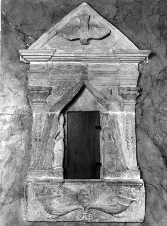 tabernacolo murale - ambito laziale (sec. XVI)