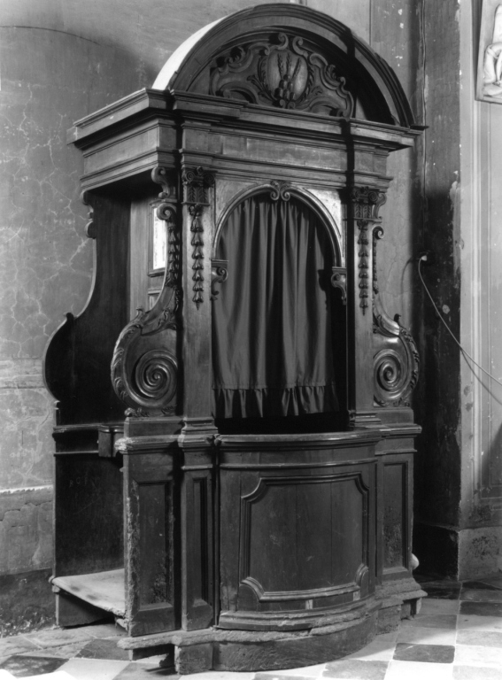 confessionale - ambito laziale (metà sec. XVIII)