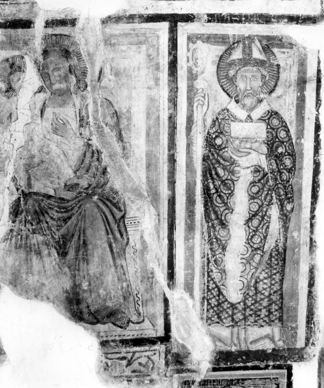 Santo vescovo (dipinto) - ambito laziale (sec. XV)